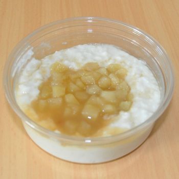 225 - Kokos Milchreis mit Apfeltopping 225 - Kokos Milchreis mit Apfeltopping